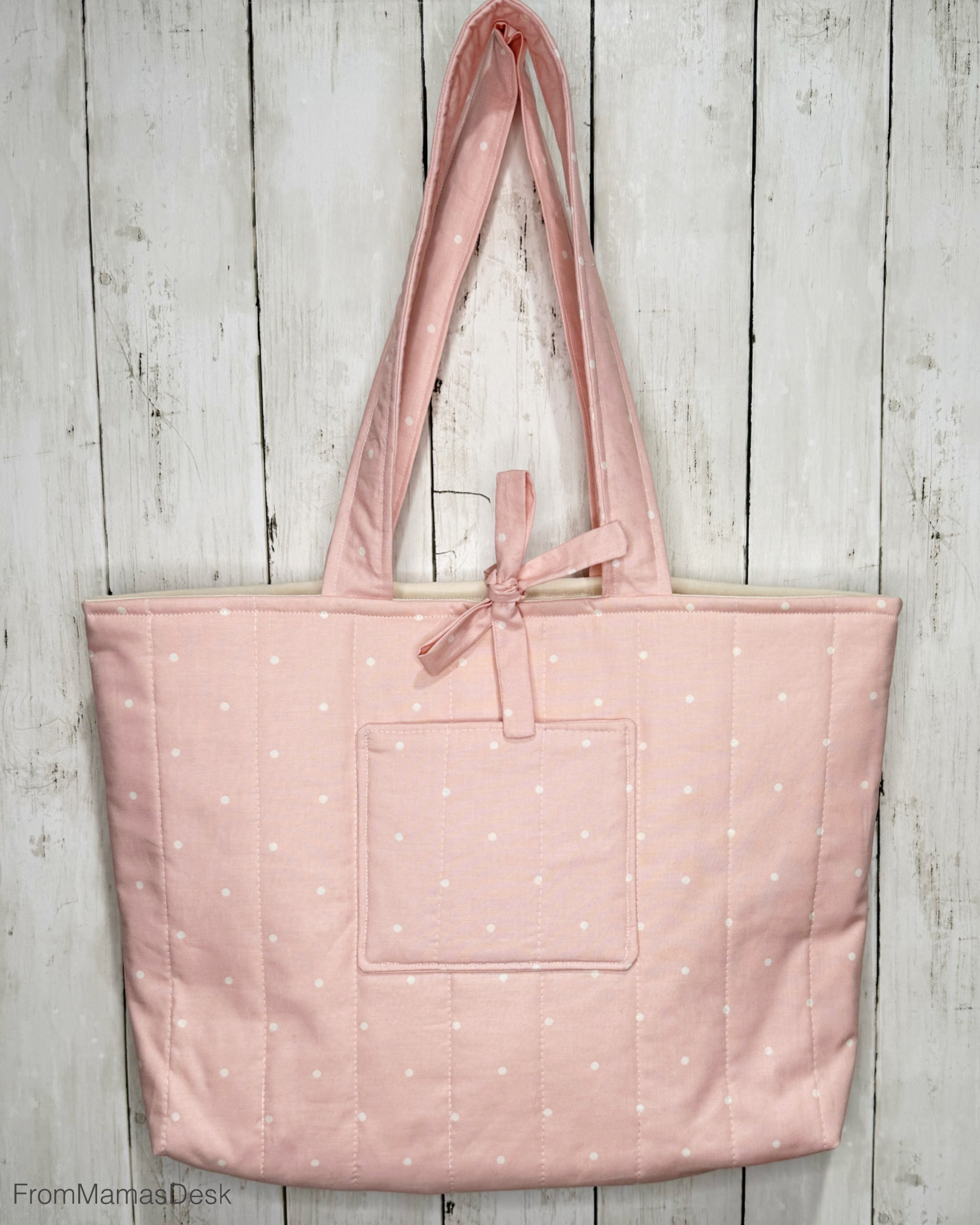 From Mama’s Desk Quilted Tote Bag