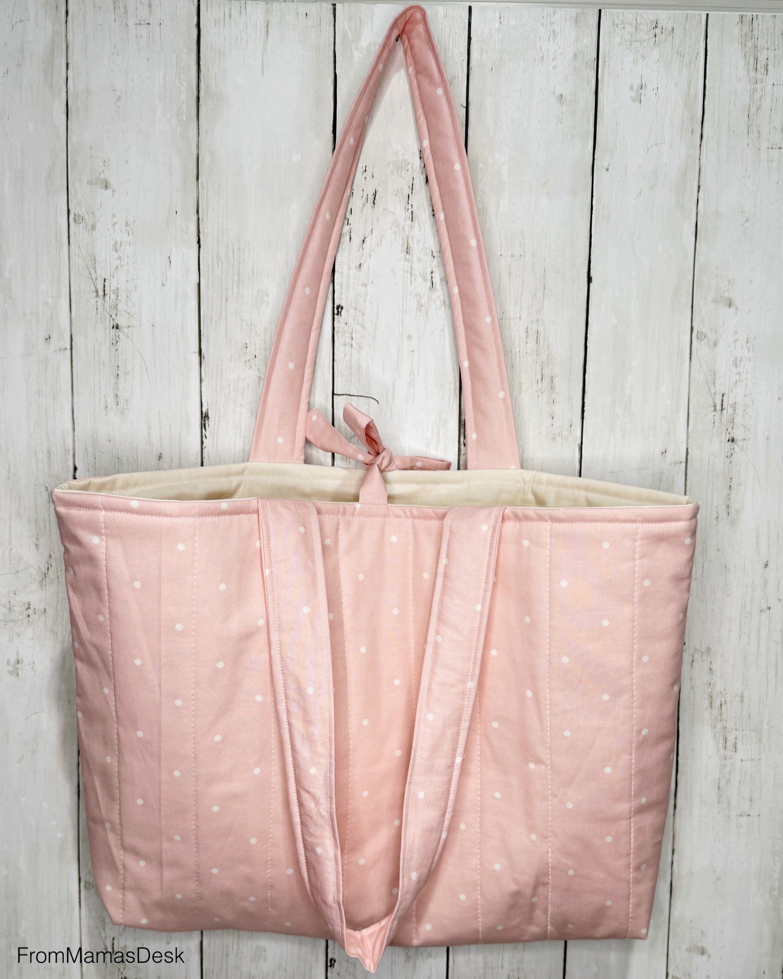 From Mama’s Desk Quilted Tote Bag