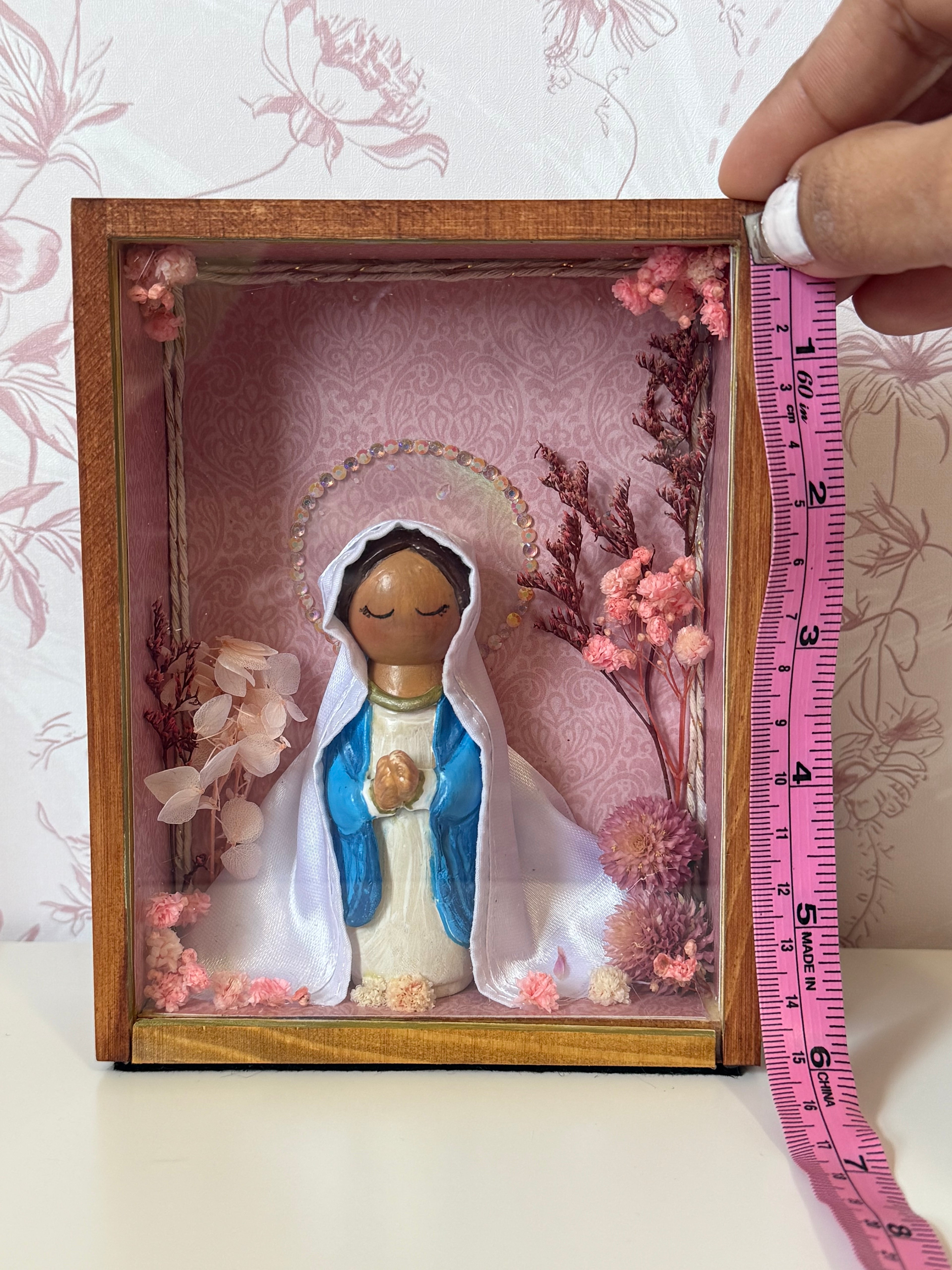 Little Faith Shadow Box Doll - Our Lady