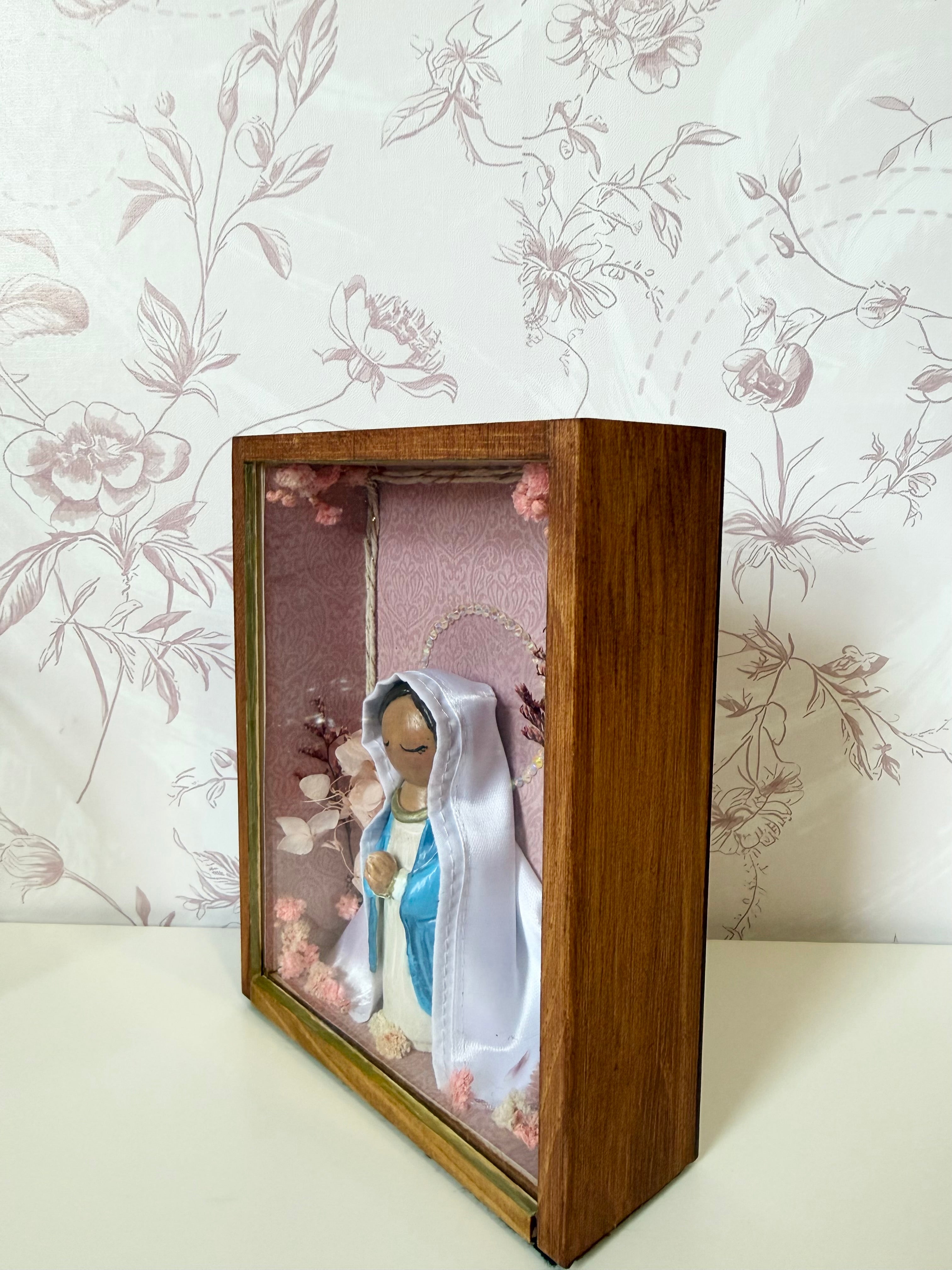 Little Faith Shadow Box Doll - Our Lady