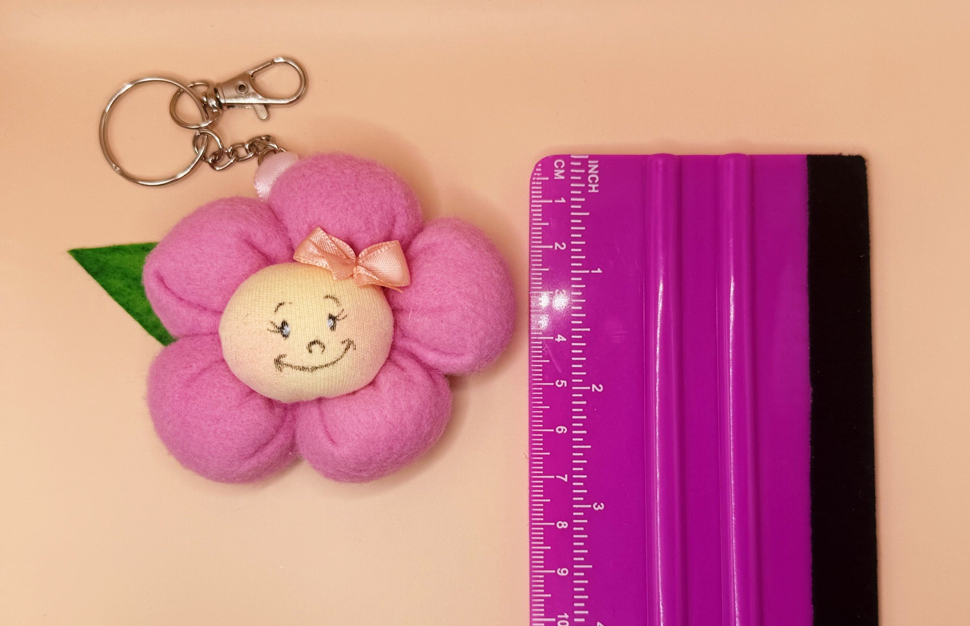 Eli Flower - Handmade Keychain