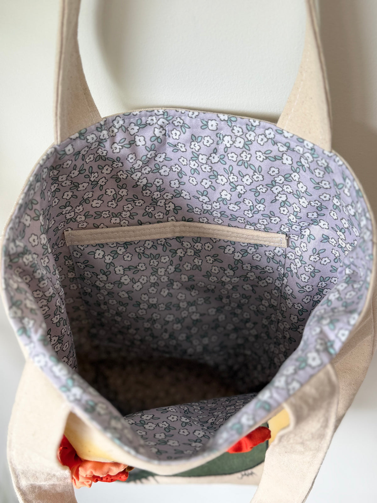 Cat & Coffee - Handmade Tote Bag