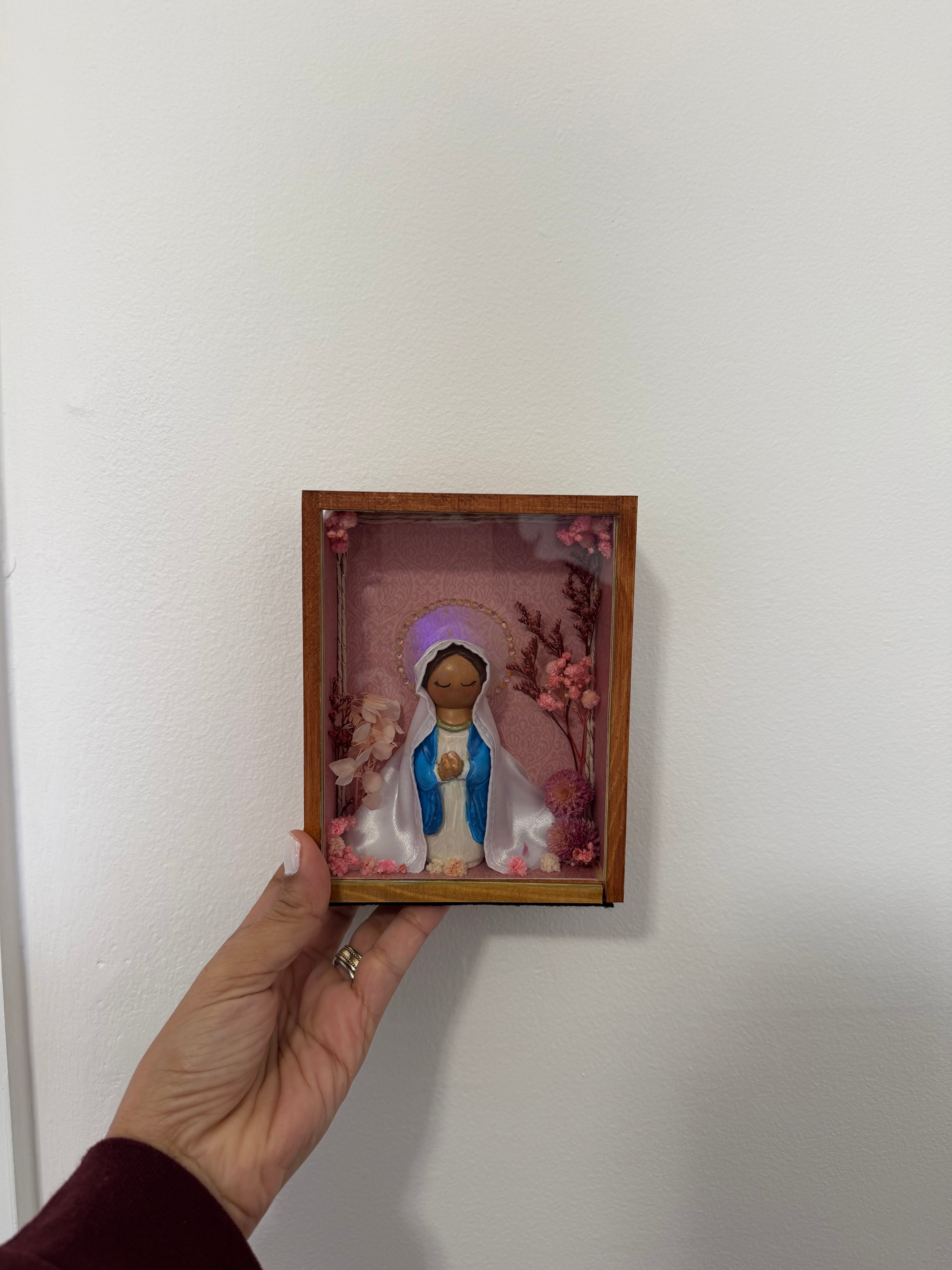 Little Faith Shadow Box Doll - Our Lady