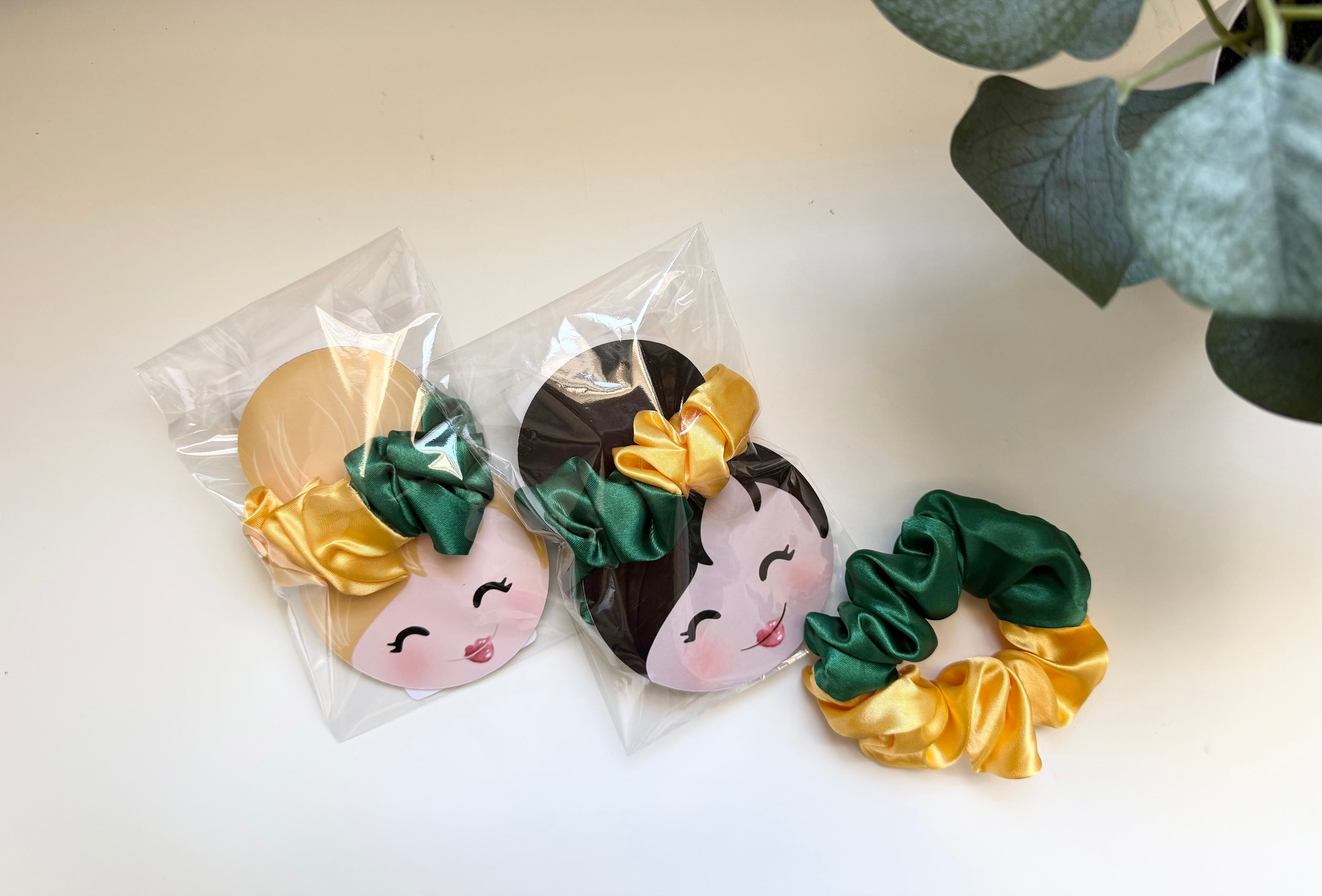 Two Colors Brazilian Scrunchie