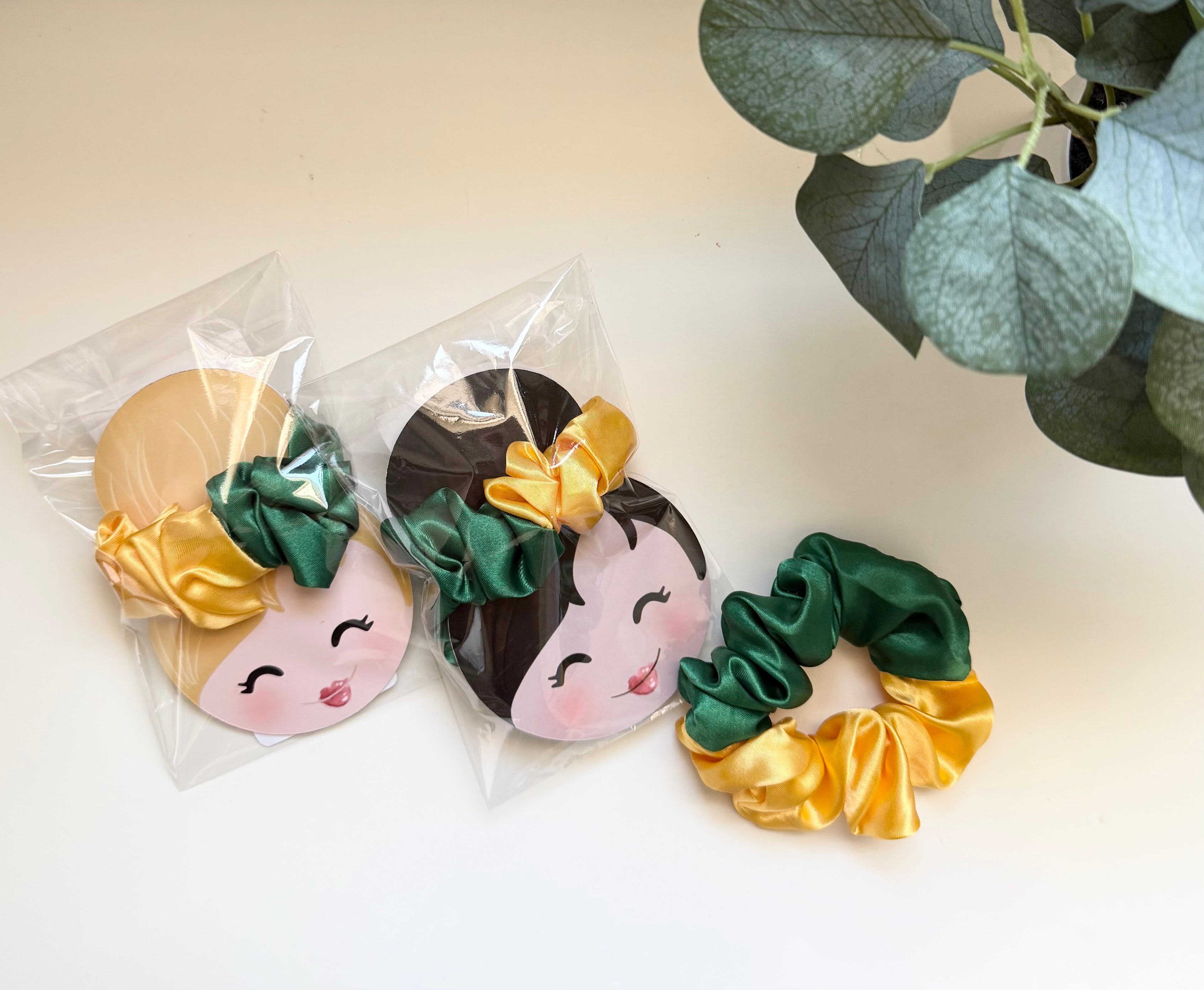 Two Colors Brazilian Scrunchie