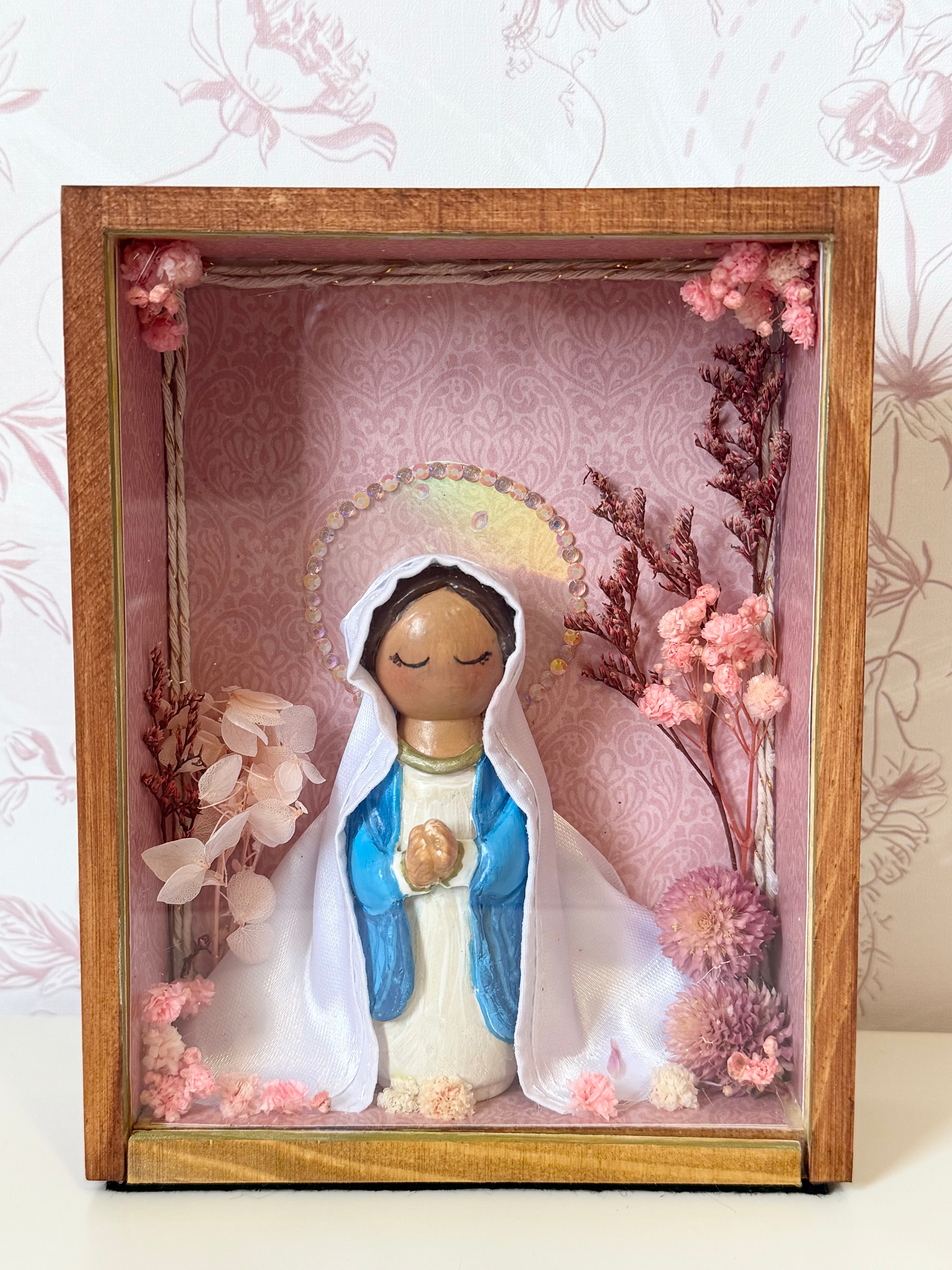 Little Faith Shadow Box Doll - Our Lady