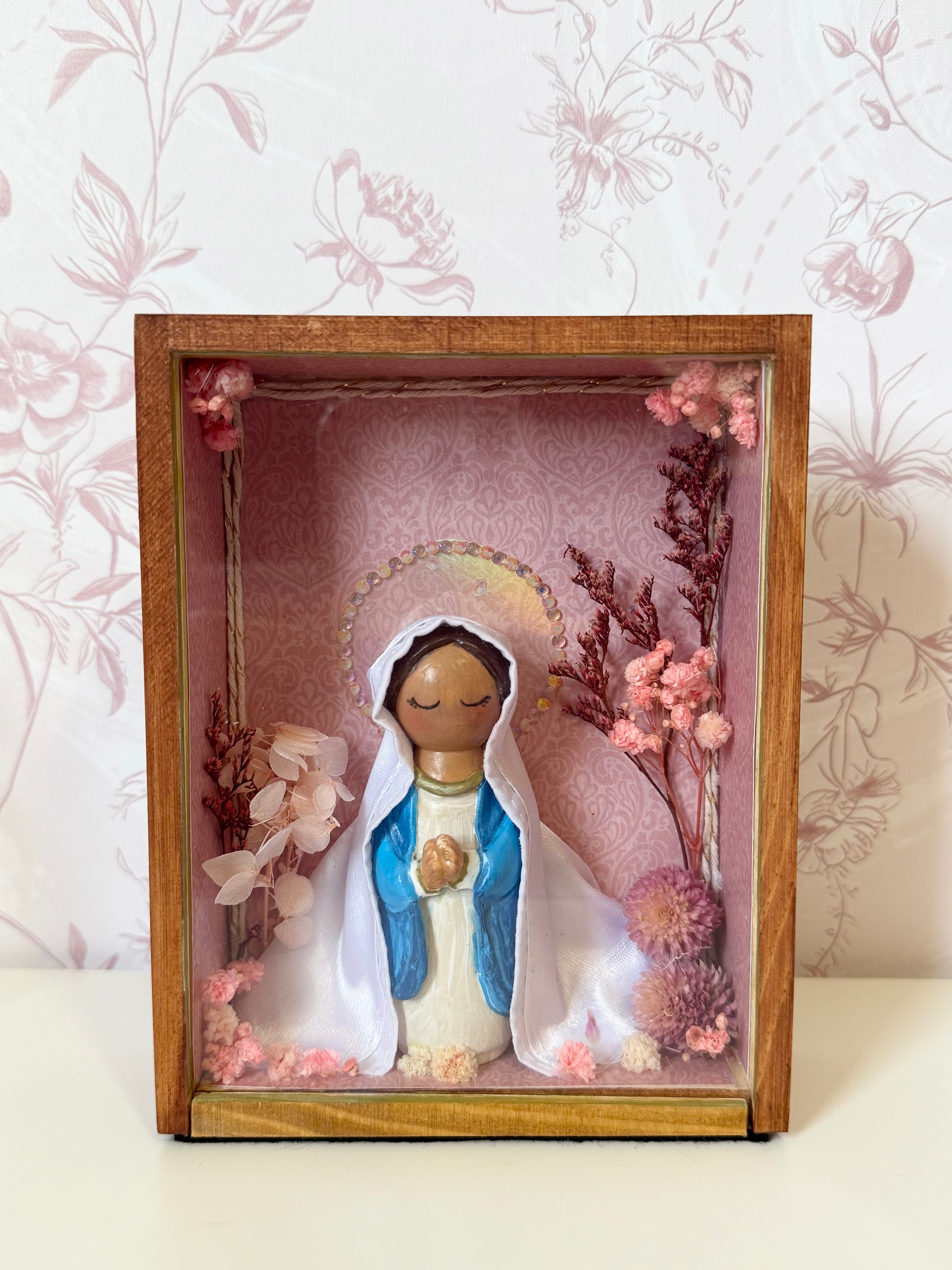 Little Faith Shadow Box Doll - Our Lady