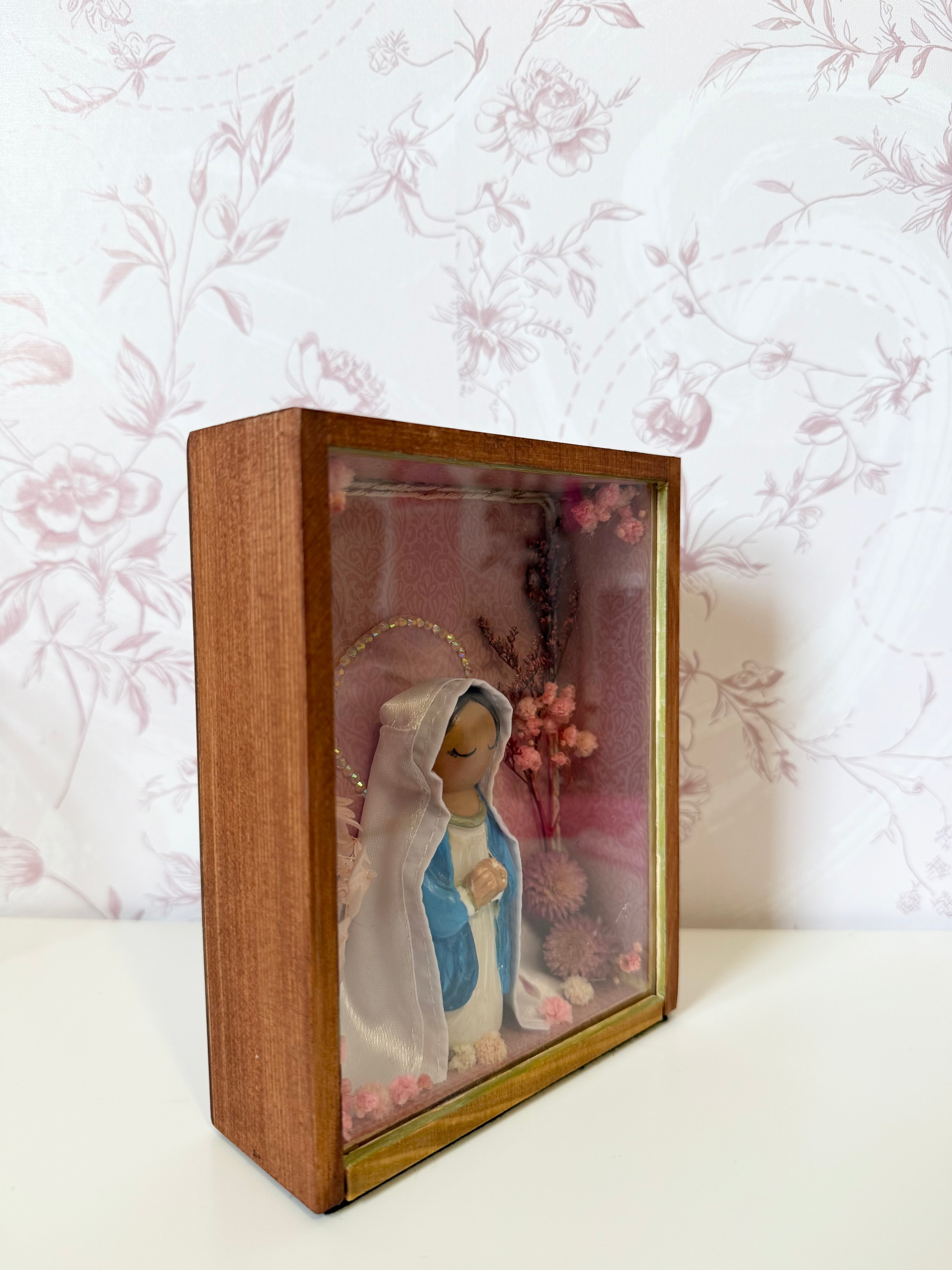Little Faith Shadow Box Doll - Our Lady