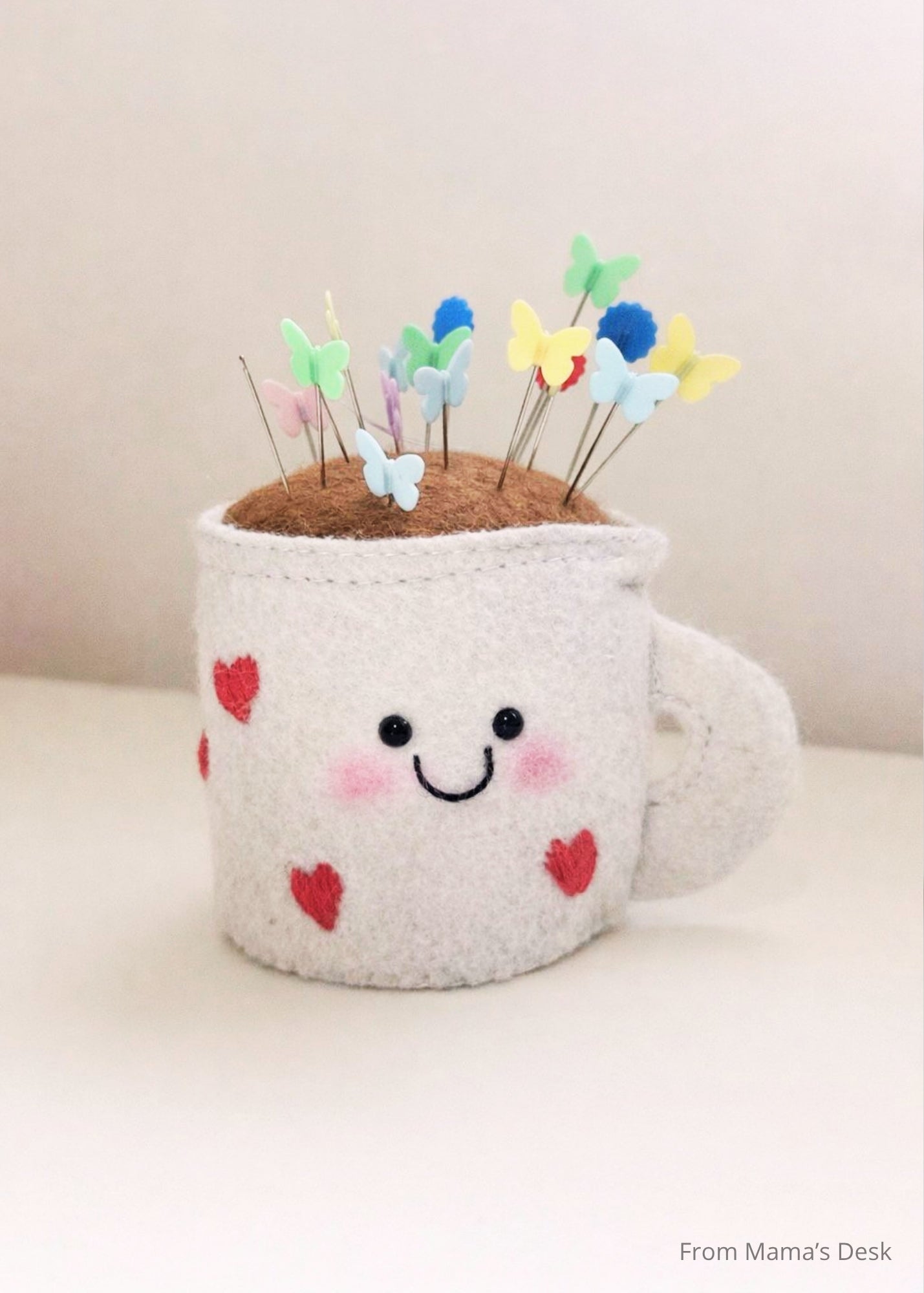 Mug Pincushion (Coffee)