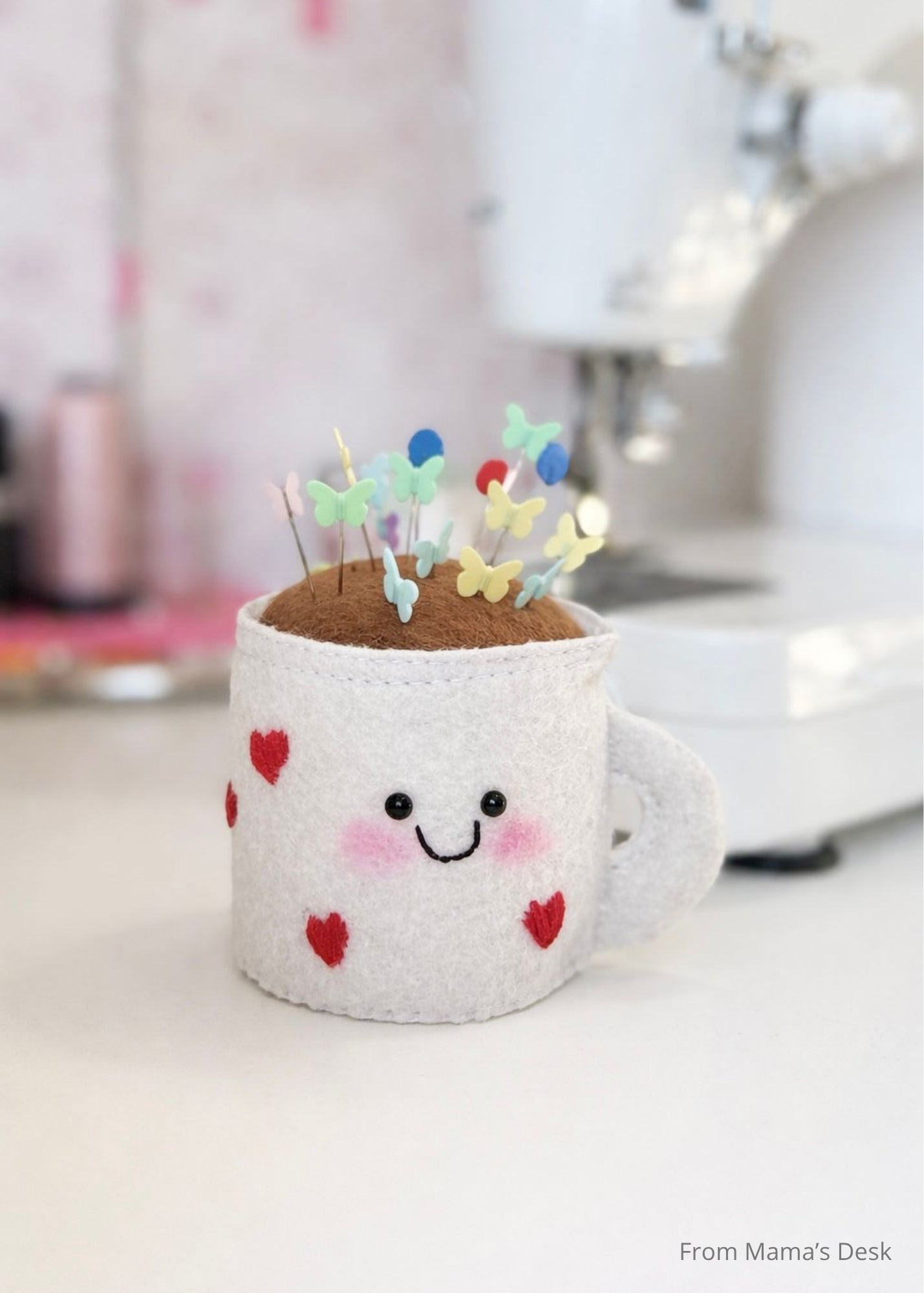 Mug Pincushion (Coffee)