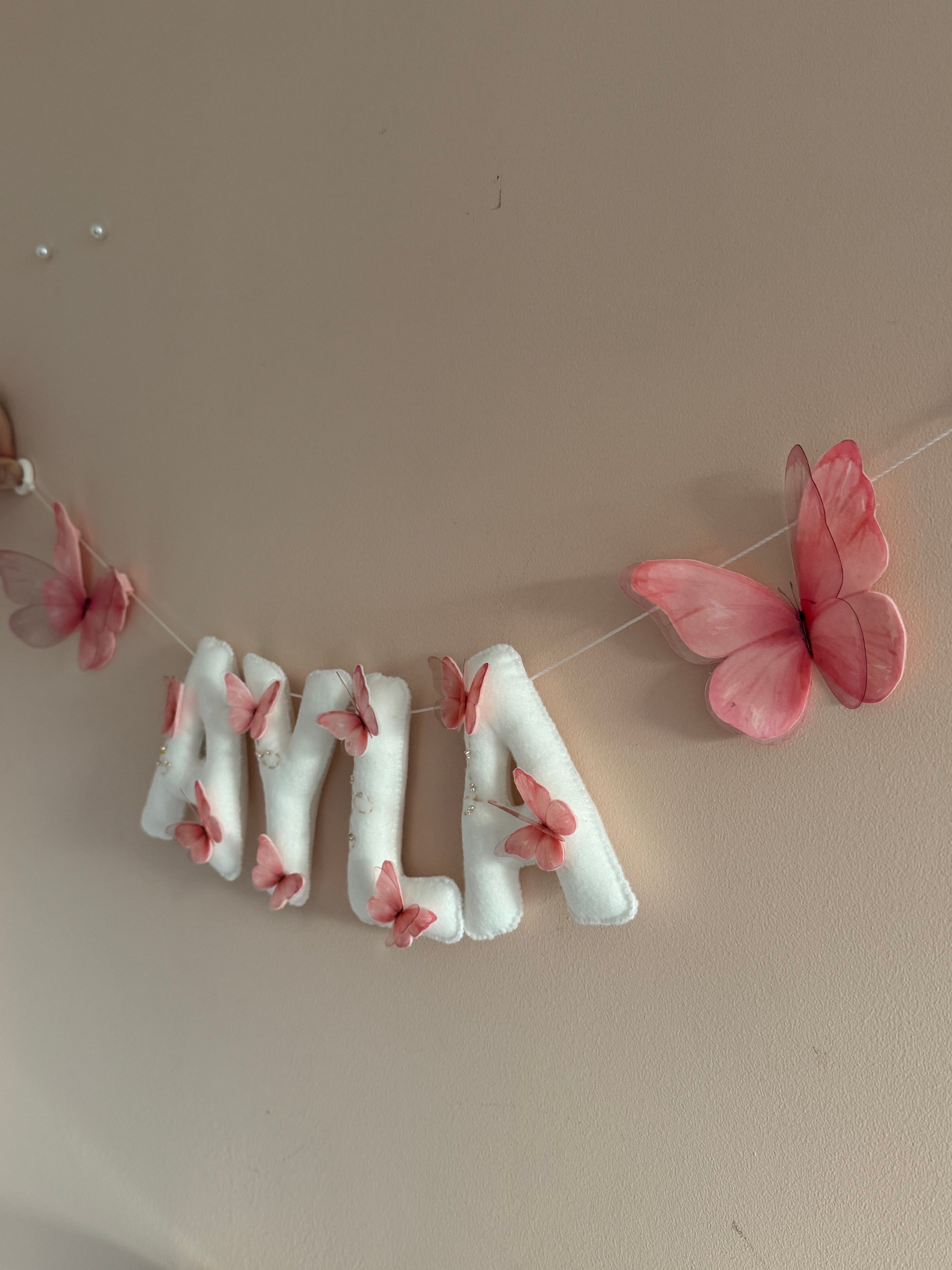 Personalized Felt Garland