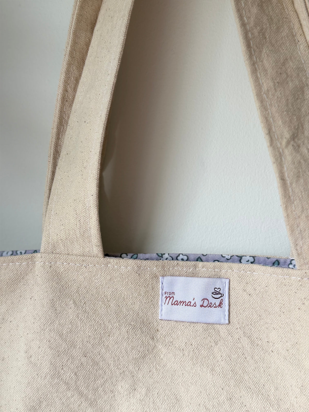 Cat & Coffee - Handmade Tote Bag