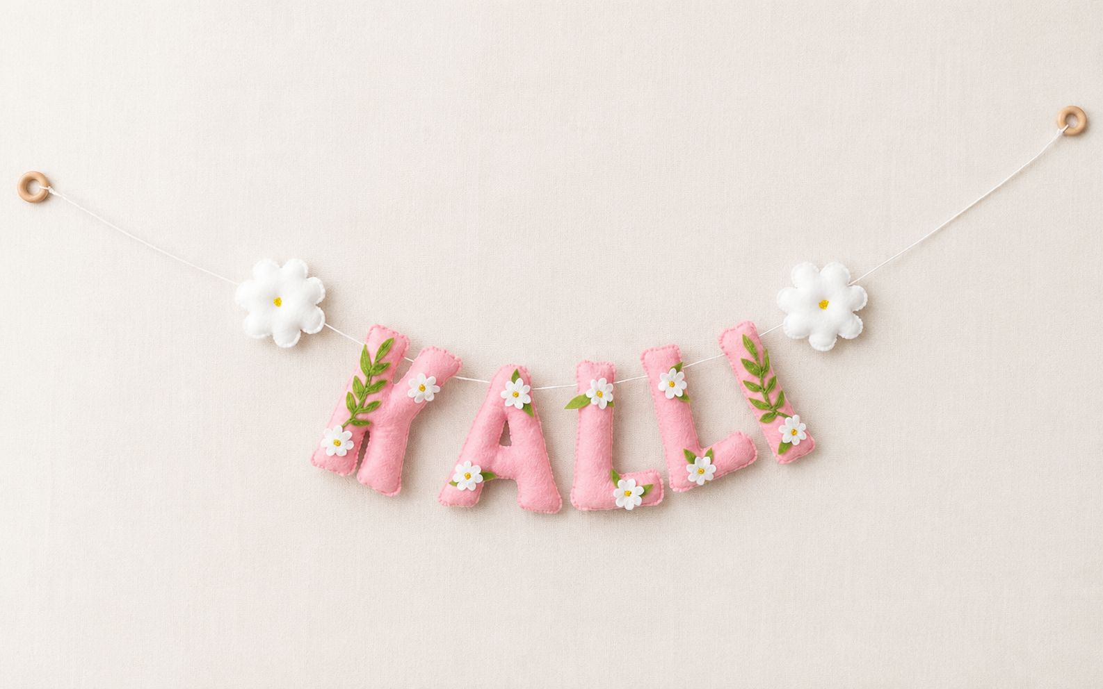 Personalized Felt Garland