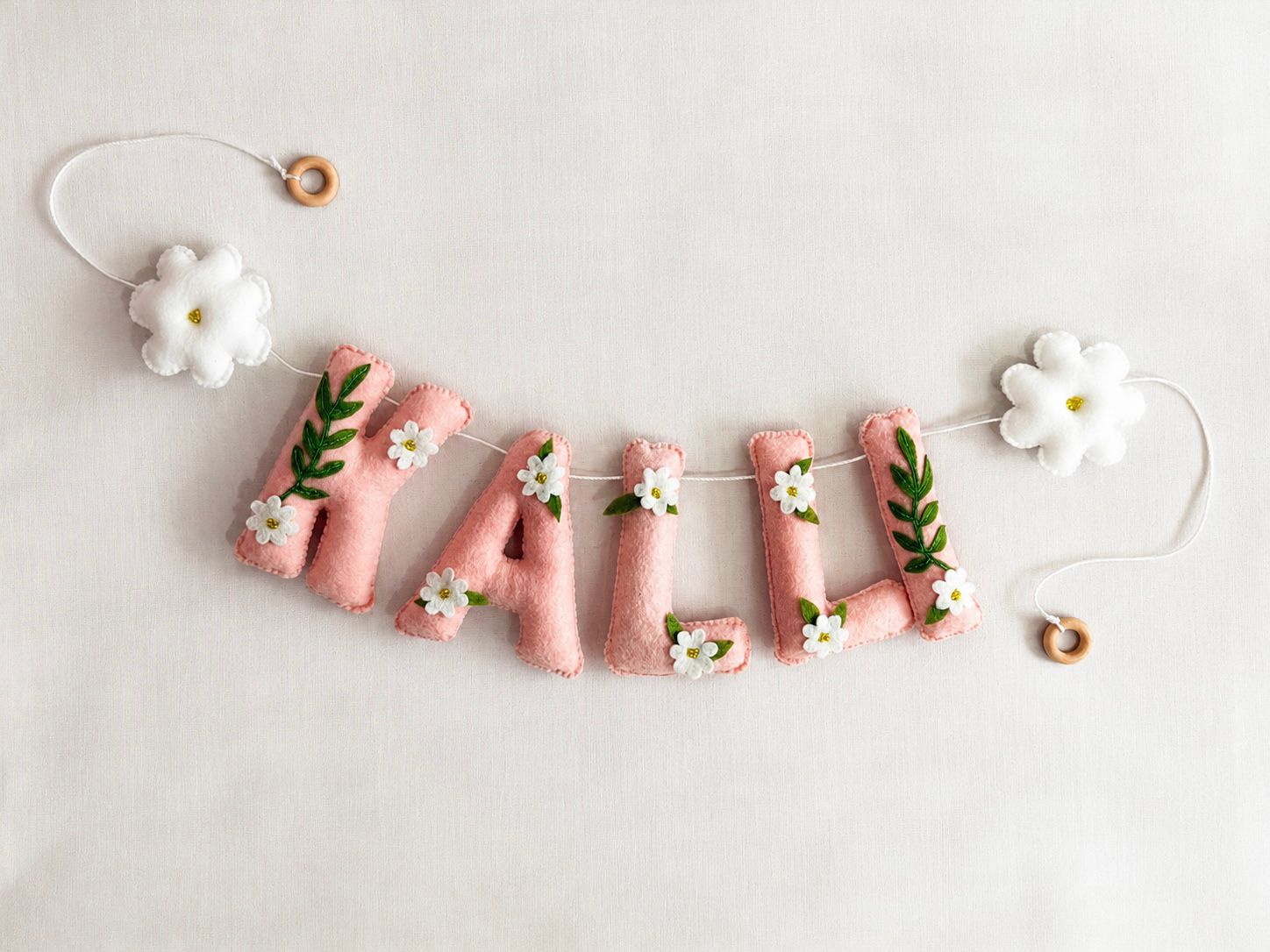 Personalized Felt Garland