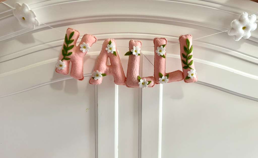 Personalized Felt Garland