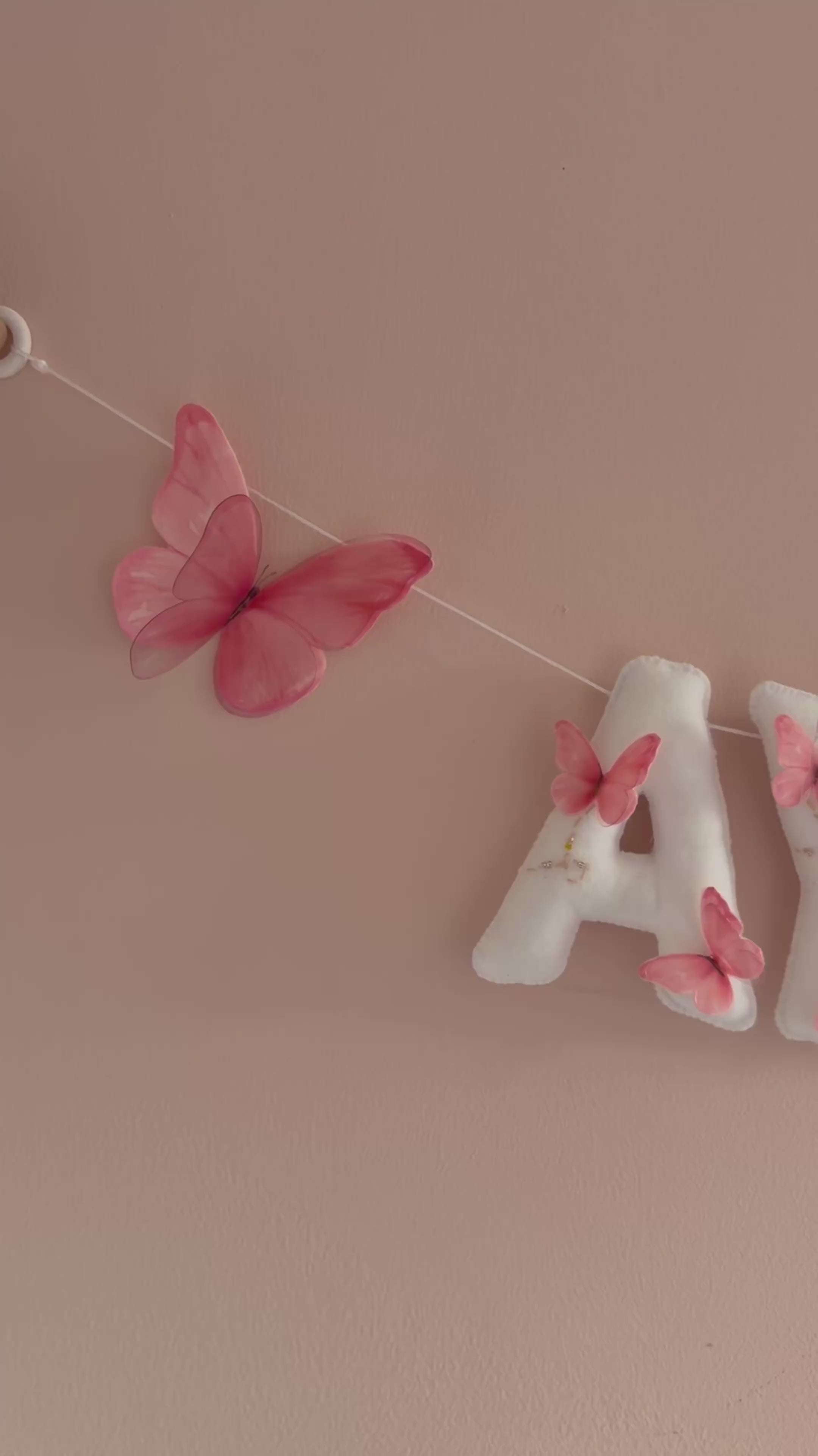 Personalized Felt Garland