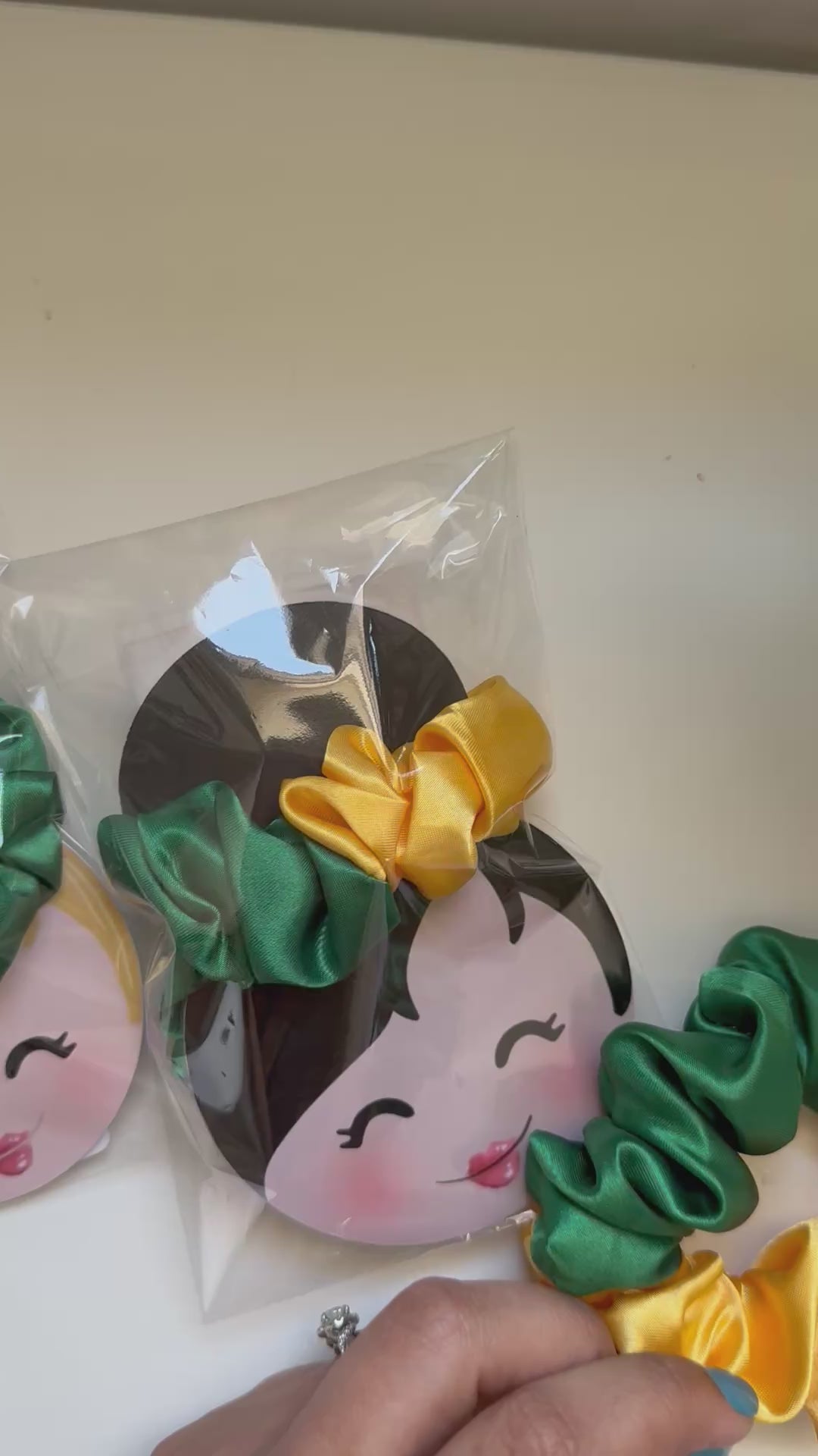 Two Colors Brazilian Scrunchie