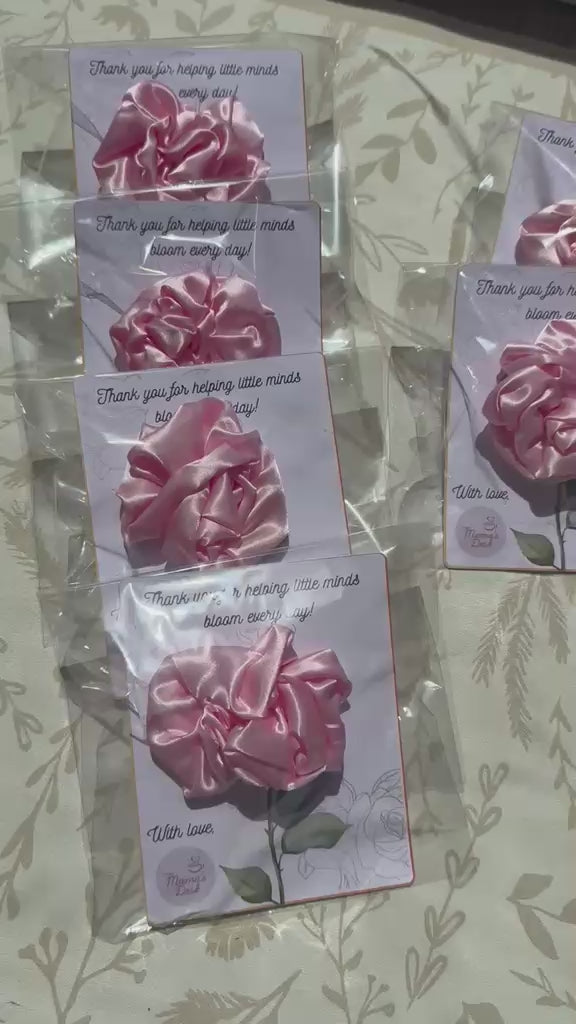 Satin Scrunchies - Personalized text for free!