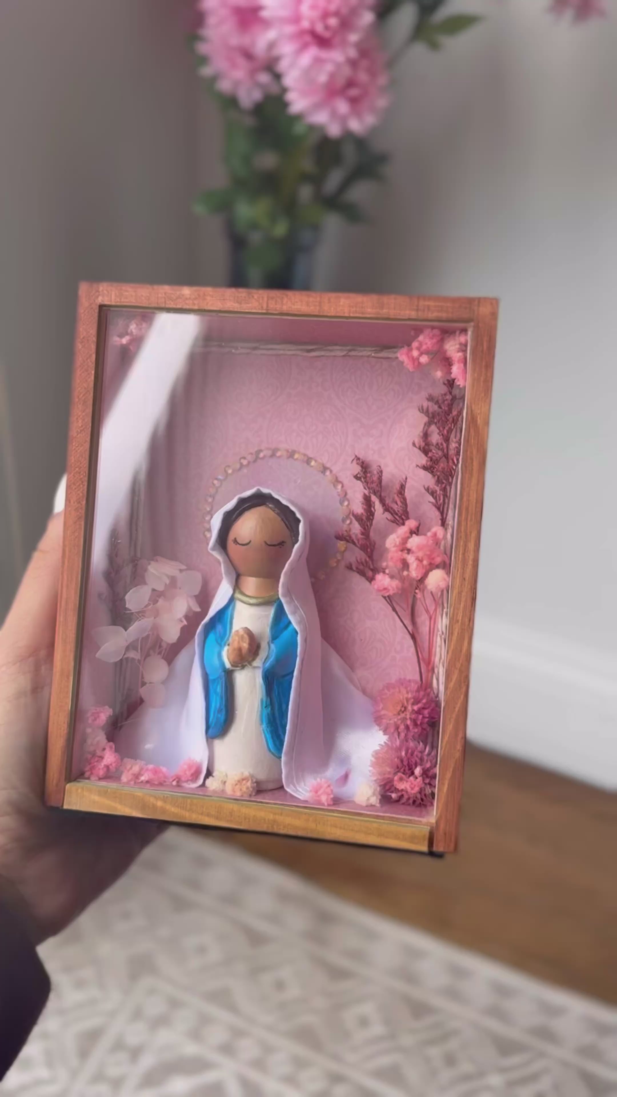 Little Faith Shadow Box Doll - Our Lady