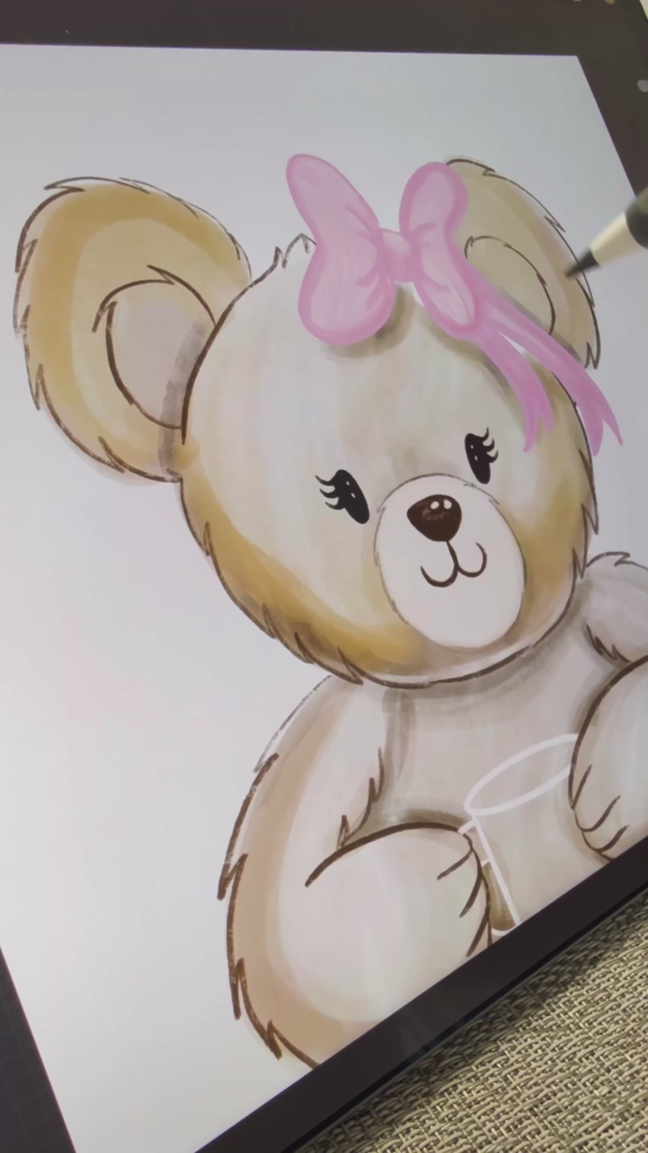 Teddy Latte - Jumbo Pouch ☕🧸